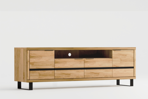 Tammepuidust TV alus Mono Loft 02