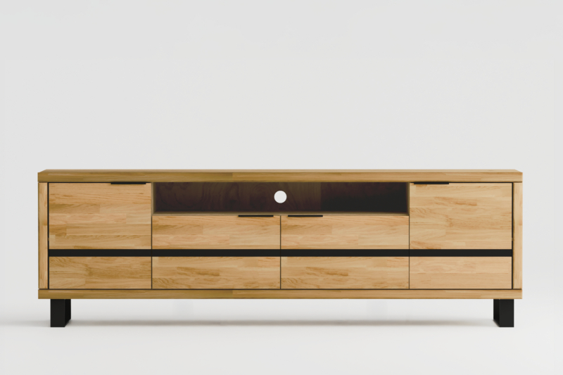 Tammepuidust TV alus Mono Loft 02