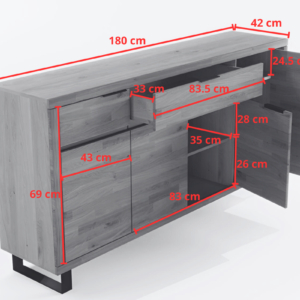 Tammepuidust kummut Mono 03