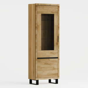 Tammepuidust vitriinkapp MONO LOFT 06
