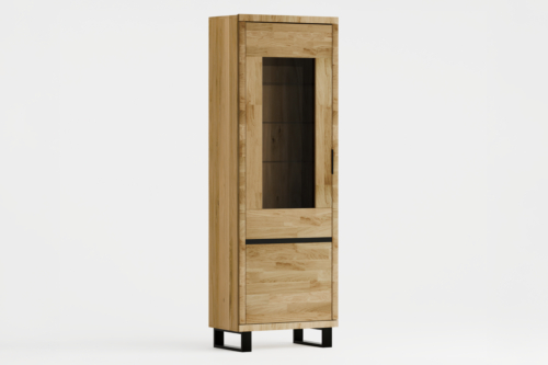 Tammepuidust vitriinkapp MONO LOFT 06