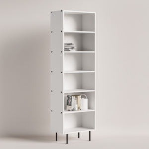 Lai riiul AROCCO musta sõrmejäljekindla viimistlusega