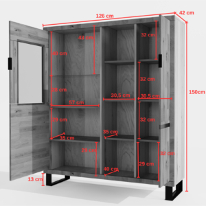 Puitvitriin Mono LOFT 07