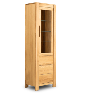 NE-75 Tammepuidust vitriinkapp NAPOLI 75