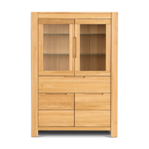 Tammepuidust vitriinkapp NAPOLI 80