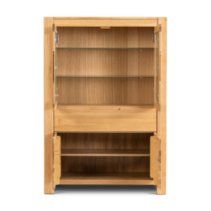 Tammepuidust vitriinkapp NAPOLI 80