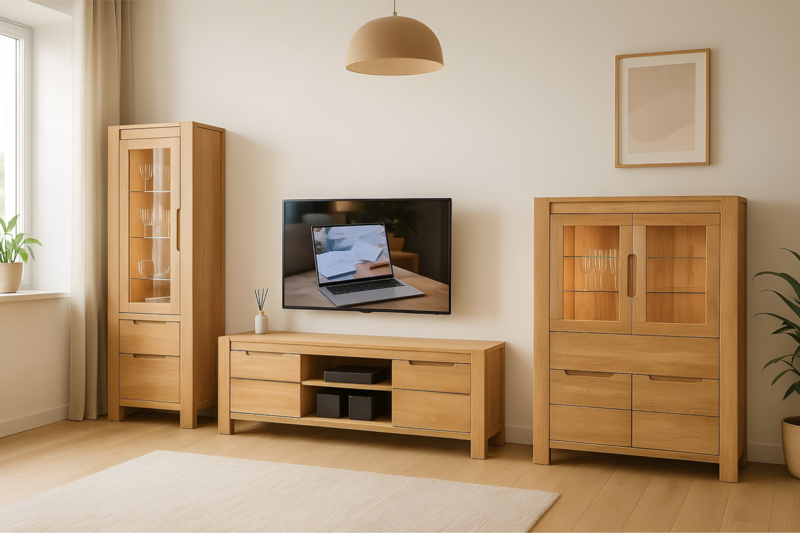 Napoli-aranzacja-1 Tammepuidust vitriinkapp NAPOLI 75