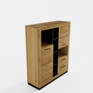 Tammepuidust kummut/kapp Neomi 07