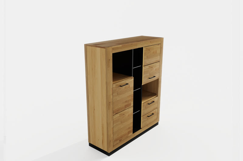 Tammepuidust kummut/kapp Neomi 07