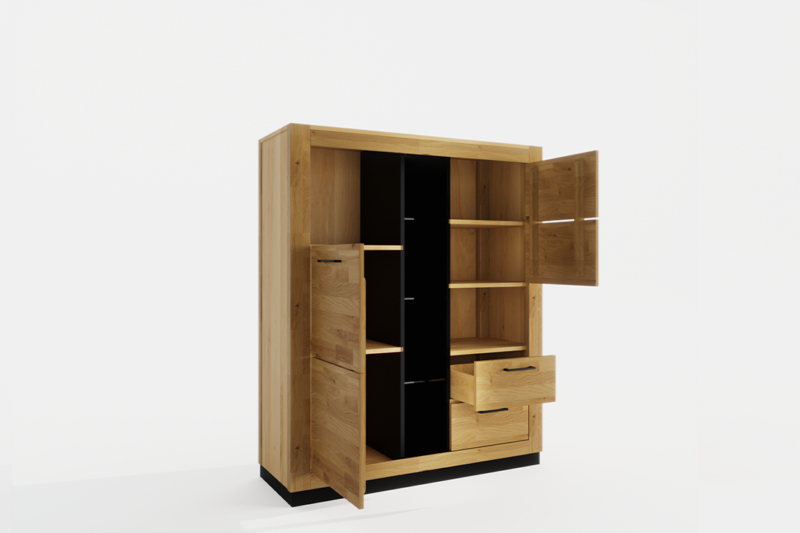 Tammepuidust kummut/kapp Neomi 07