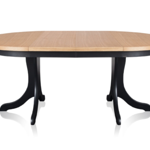 Orlando-I-_2_ Ümmargune tammepuidust pikendatav söögilaud Orlando I