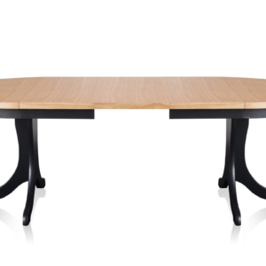 Orlando-I-_3_ Ümmargune tammepuidust pikendatav söögilaud Orlando I