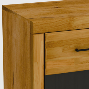 Tammepuidust vitriinkapp RARO 80