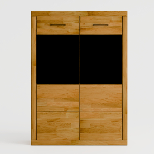 Tammepuidust vitriinkapp RARO 80