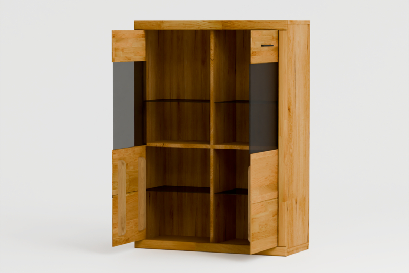 Tammepuidust vitriinkapp RARO 80