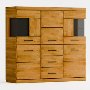 Tammepuidust vitriinkapp RARO 81