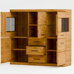 Tammepuidust vitriinkapp RARO 81