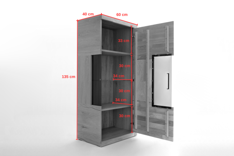 RE-95 Tammepuidust vitriinkapp Raro 95