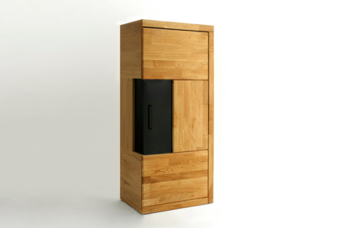 Tammepuidust vitriinkapp Raro 95