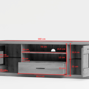 Tammepuidust TV alus Raro 46