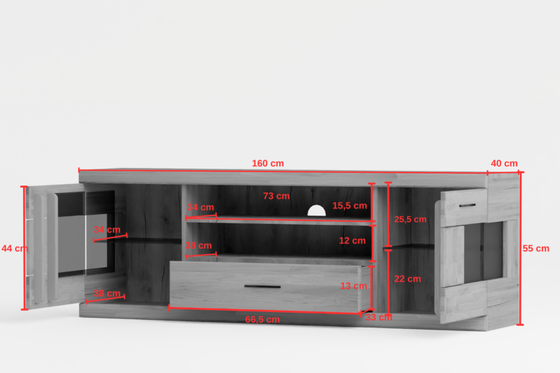 Tammepuidust TV alus Raro 46