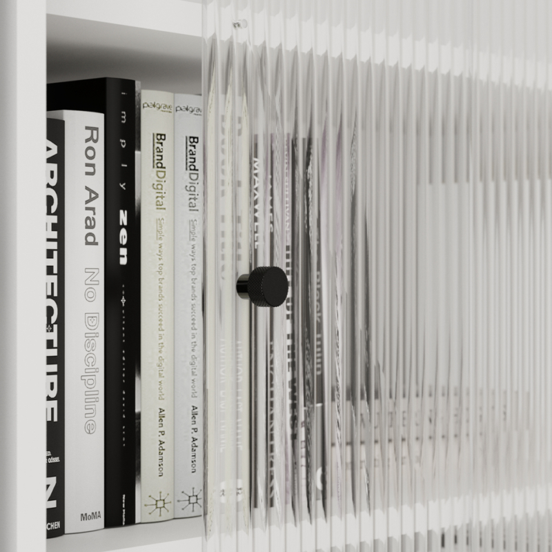 Ryflowane-szklo-Arrocco Vitriinkapp ARROCCO