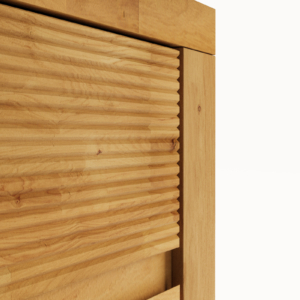 Ryflowany-dab-olejowany Tammepuidust kummut BRUNO 10