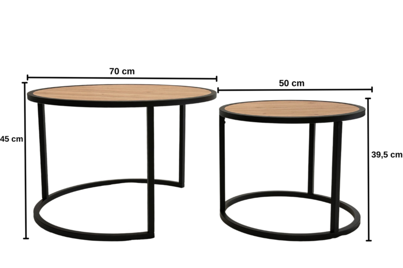 Kohvilaudade komplekt LOFT