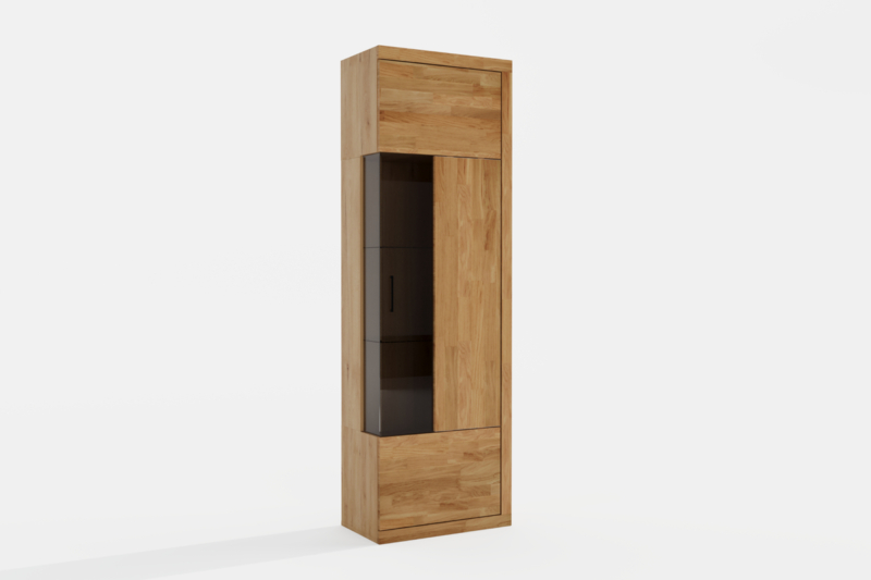 Tammepuidust Vitriinkapp RARO 91  toonklaasiga