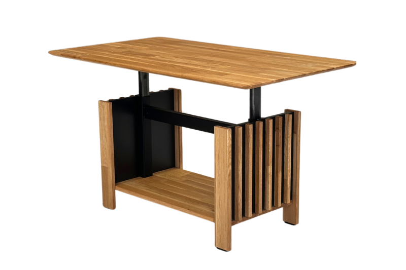 Reguleeritav tammepuidust tv-alus OREO 110