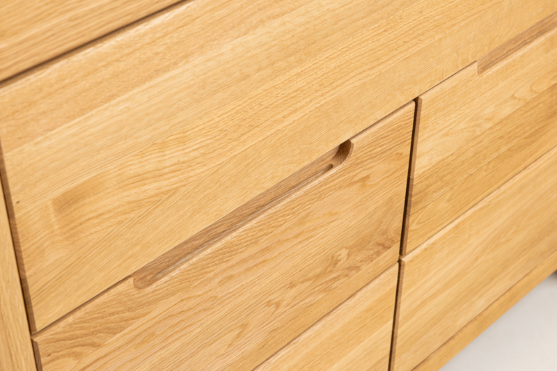 Tammepuidust vitriinkapp NAPOLI 70