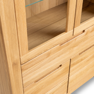 Tammepuidust vitriinkapp NAPOLI 80