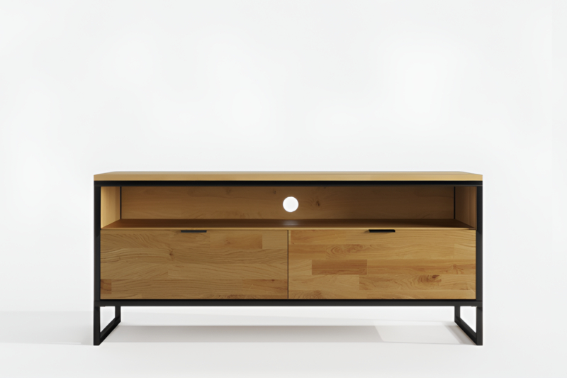 Tammepuidust tv-alus Kongo LOFT 01