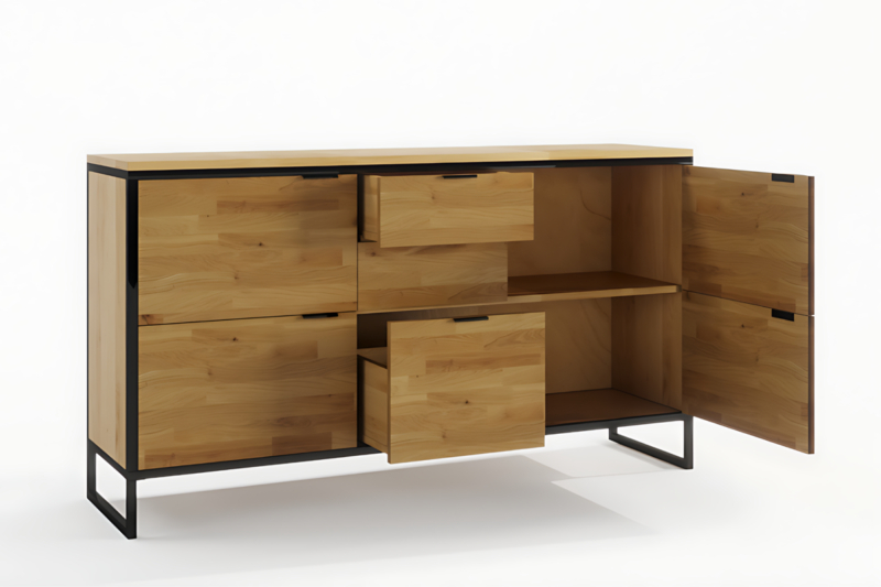 Tammepuidust kummut KONGO LOFT 03