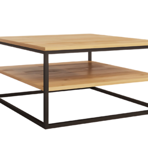 Diivanilaud metallist ja puidust  80/80 cm