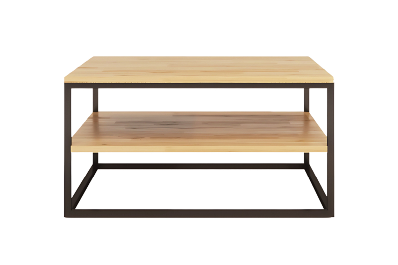 Diivanilaud metallist ja puidust  80/80 cm