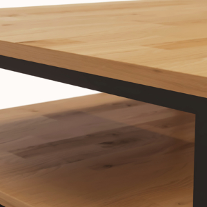 Diivanilaud metallist ja puidust  80/80 cm