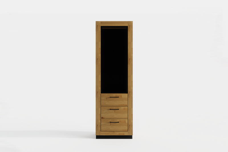 Tammepuidust vitriinkapp NEOMI 05