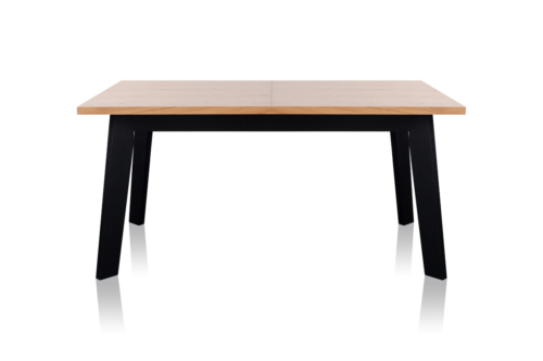 Pikendatav söögilaud AFRO mustade jalgadega