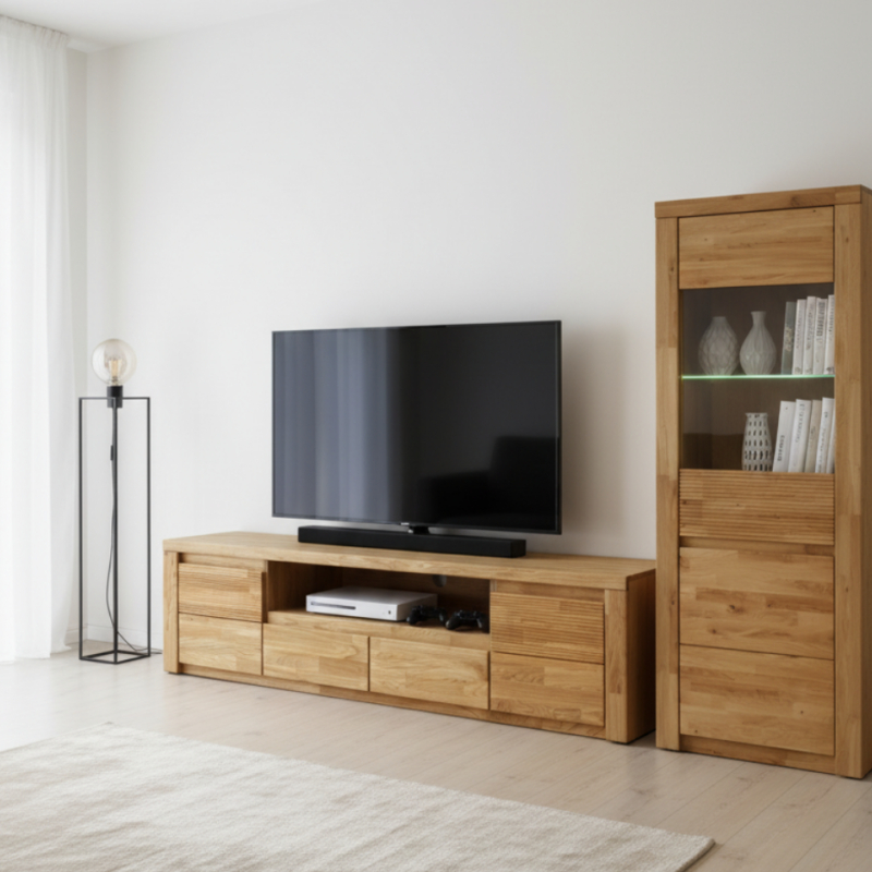 Tammepuidust tv-alus BRUNO 48