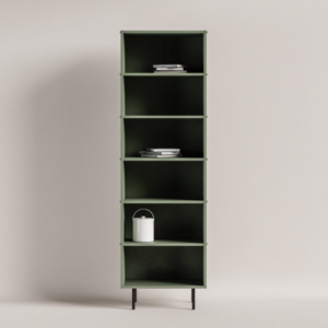 Lai riiul AROCCO musta sõrmejäljekindla viimistlusega