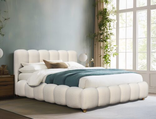 BRISA 160 voodi voodipesu anumaga, valge
