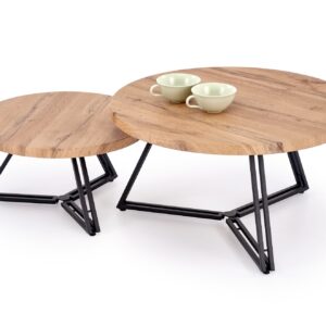 ANGER komplekt kahest, ülemine - kuldne tamm, jalad - mustad