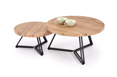 ANGER komplekt kahest, ülemine - kuldne tamm, jalad - mustad