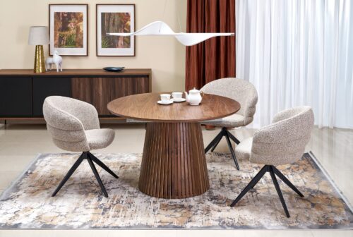 FARGO pikendustabel, pind - pähklipuu, jalad - pähklipuu