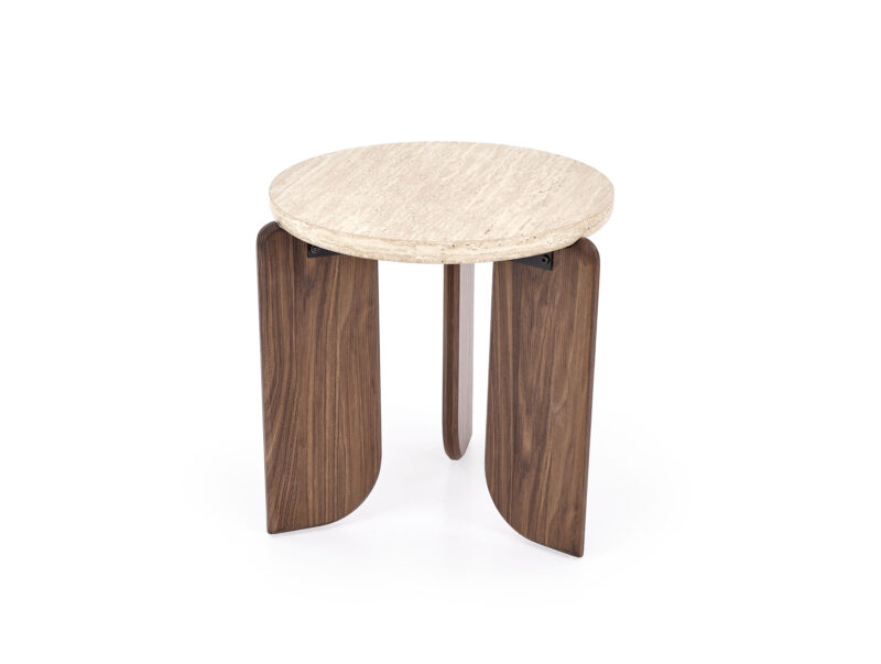 MAMBO S c.table travertiin / pähklipuit