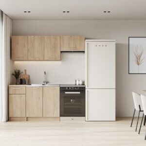 CORONA 180 köögikomplekt, cremonti tamm