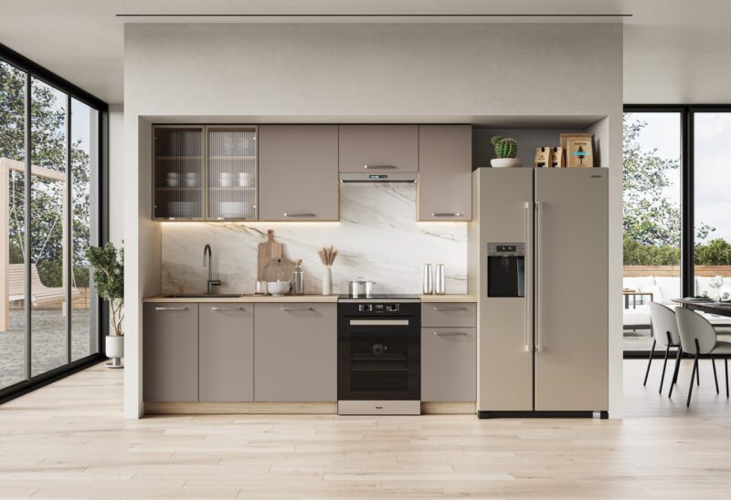 ALICANTE 240 köögikomplekt, beež, cremona tammes