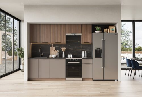 GRENADA 240 köögikomplekt, pähklipuu, pähklipuu franklin/taupe