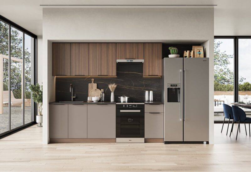 GRENADA 240 köögikomplekt, pähklipuu, pähklipuu franklin/taupe